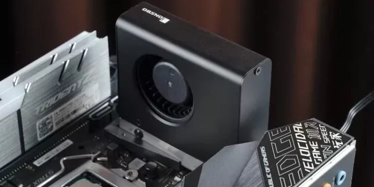 M.2 cooler will help keep PCIe Gen 4 / Gen 5 SSD temps down