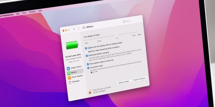 How to Use Low Power Mode on macOS Monterey to Extend Battery Life