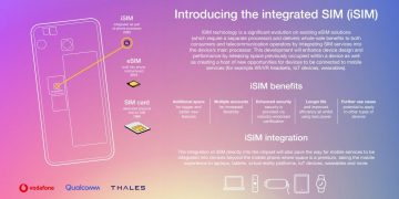 Vodafone, Qualcomm, Thales to Launch Integrated SIM (iSIM) Technology