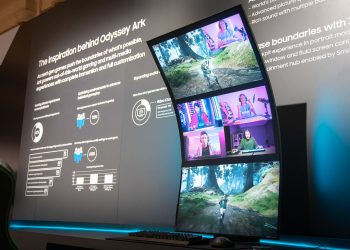 Samsung reveals the Odyssey Ark, a 55-inch curved gaming monitor