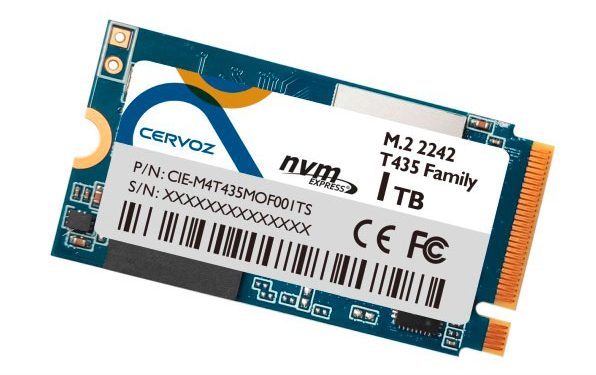 T405 Family (NVMe) M.2 2242 PCIe Gen3 x 4 Embedded Module