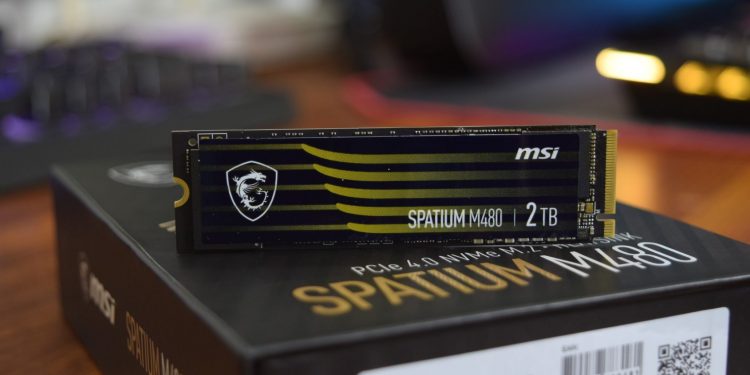 MSI Spatium M480 Play 2 TB PCIe-4.0 NVMe SSD