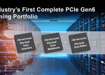 Renesas Introduces Industry’s First PCIe Gen6 Clock Buffers