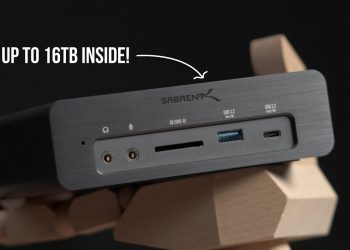 Sabrent DS-SKRT-D16TB Thunderbolt 3 NVMe SSD Docking Station