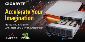 GIGABYTE Releases Arm-Based Processor Server for NVIDIA Baseboard
