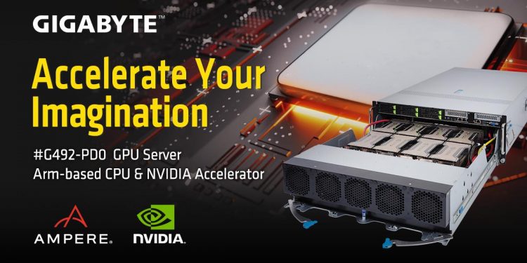 GIGABYTE Releases Arm-Based Processor Server for NVIDIA Baseboard