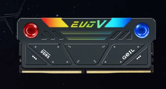 GeIL Launches Actively Cooled DDR5 Memory with Dual RGB Fans