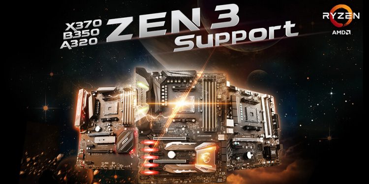 MSI Full AMD 300-Series Motherboard Compatibility for Zen 3