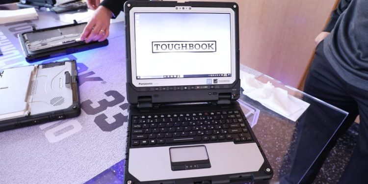 Modular Panasonic Toughbook has 8 replaceable parts, 1,200-nit screen