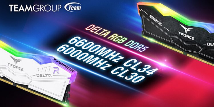 Team Group T-Force Delta RGB in DDR5-6600 and DDR5-6000 CL30