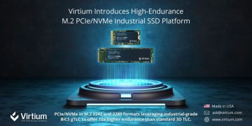 Virtium StorFly XE Class NVMe M.2 SSD With Grade pSLC