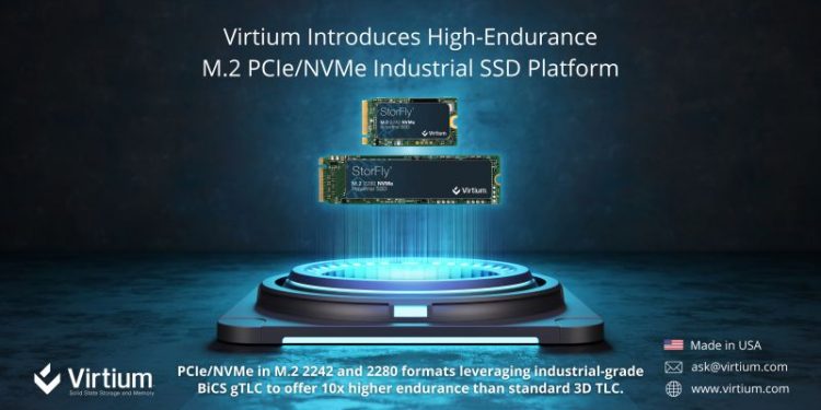 Virtium StorFly XE Class NVMe M.2 SSD With Grade pSLC