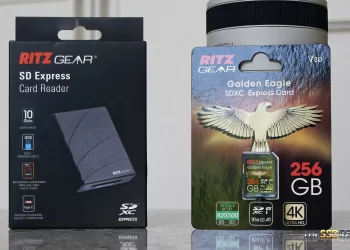 Ritz Gear Golden Eagle 256GB SDXC Express Card
