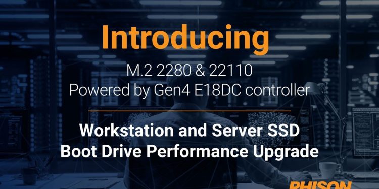 Phison Announces PCIe Gen4x4 Enterprise SSDs in M.2 2280 and 22110