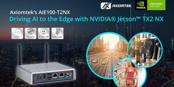 Axiomtek Announces Ultra-Compact AIE100-T2NX NVIDIA Jetson Edge AI Platform