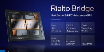 Intel Announces “Rialto Bridge” Accelerated AI and HPC Processor