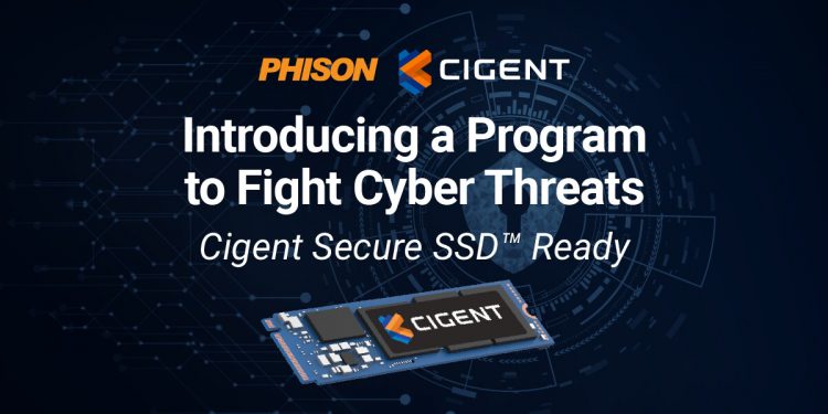 Phison and Cigent Deliver Cybersecurity Protection in Storage’s and Firmware