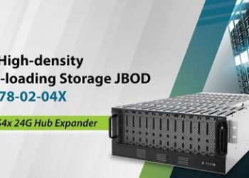 AIC 78-Bay JBOD Enclosure With Broadcom 24Gb SAS Expanders