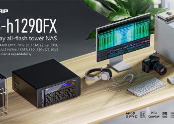 QNAP Launches the TS-h1290FX Tower NAS Powered by AMD EPYC