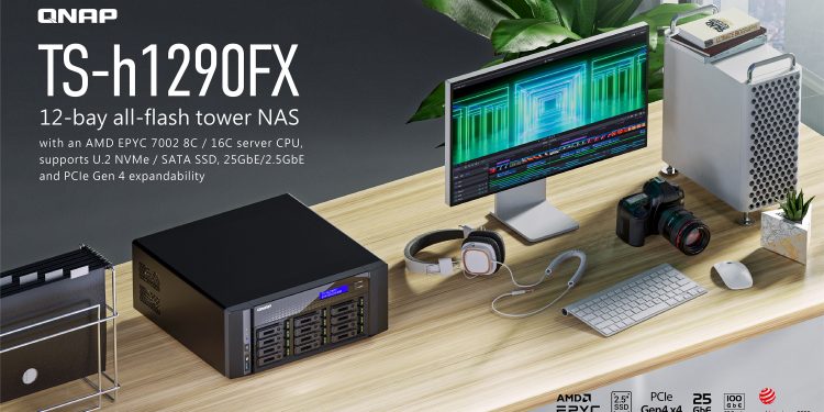 QNAP Launches the TS-h1290FX Tower NAS Powered by AMD EPYC